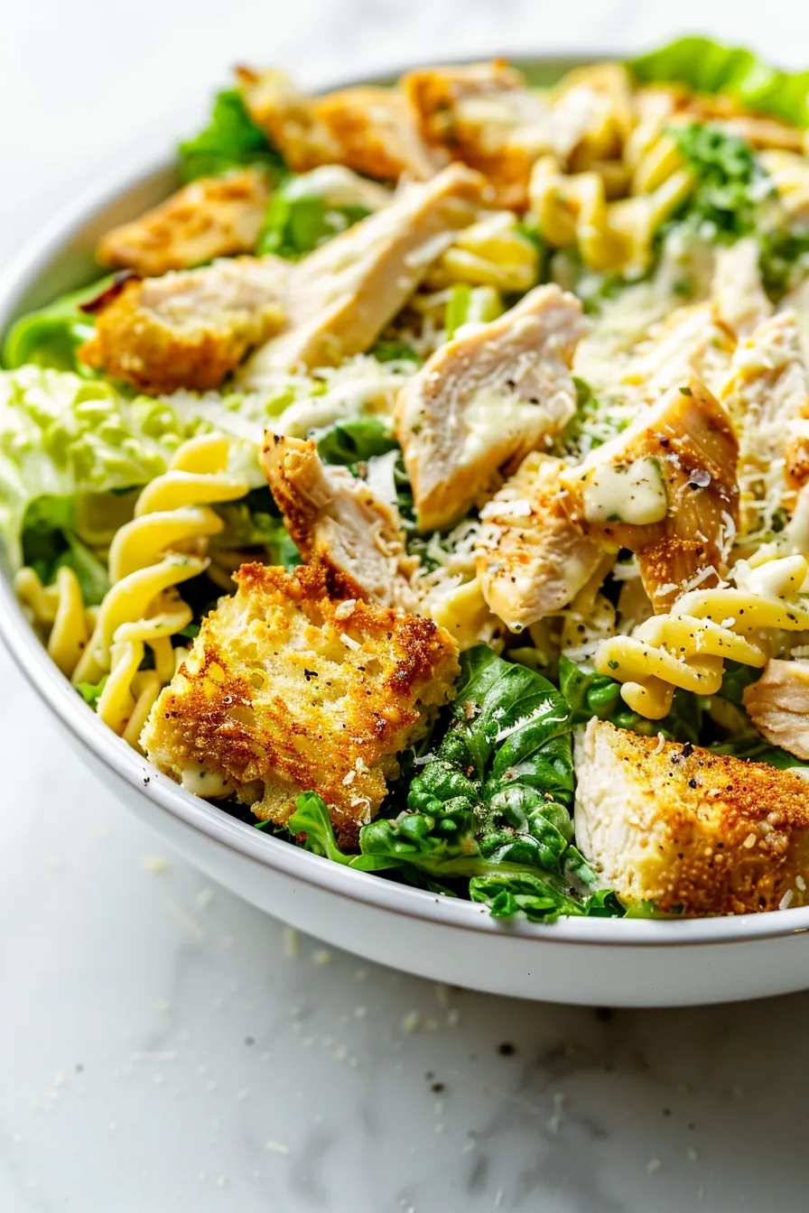 Chicken Caesar Pasta Salad