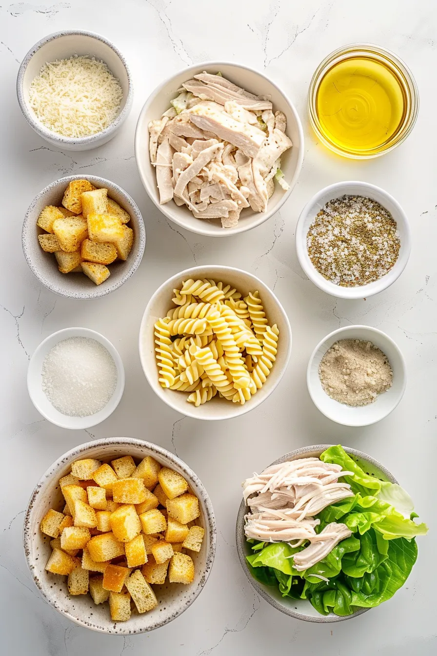 Chicken Caesar Pasta Salad