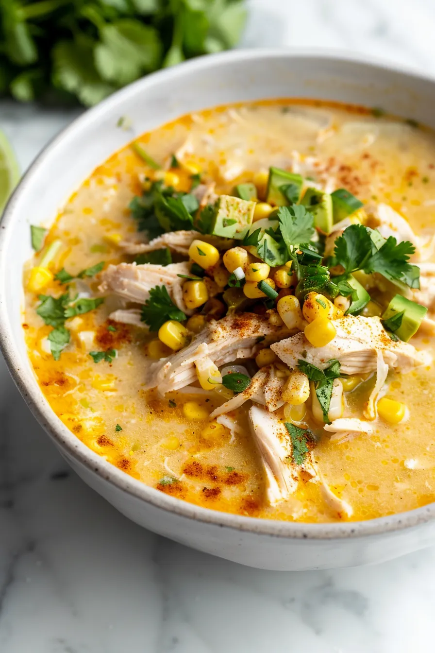 Creamy Mexican Street Corn Soup