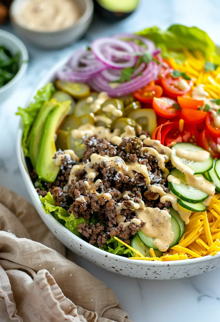 Easy Burger Bowls with Special Sauce