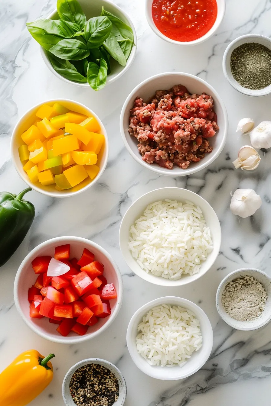 Easy Stuffed Pepper Soup