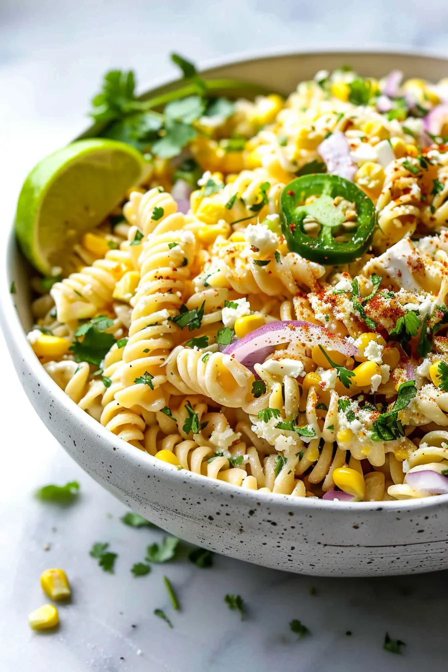 Mexican Street Corn Pasta Salad