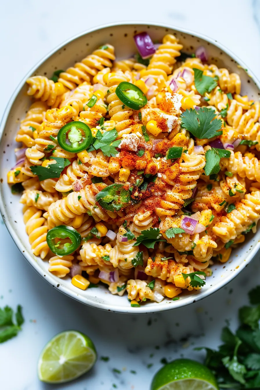 Mexican Street Corn Pasta Salad