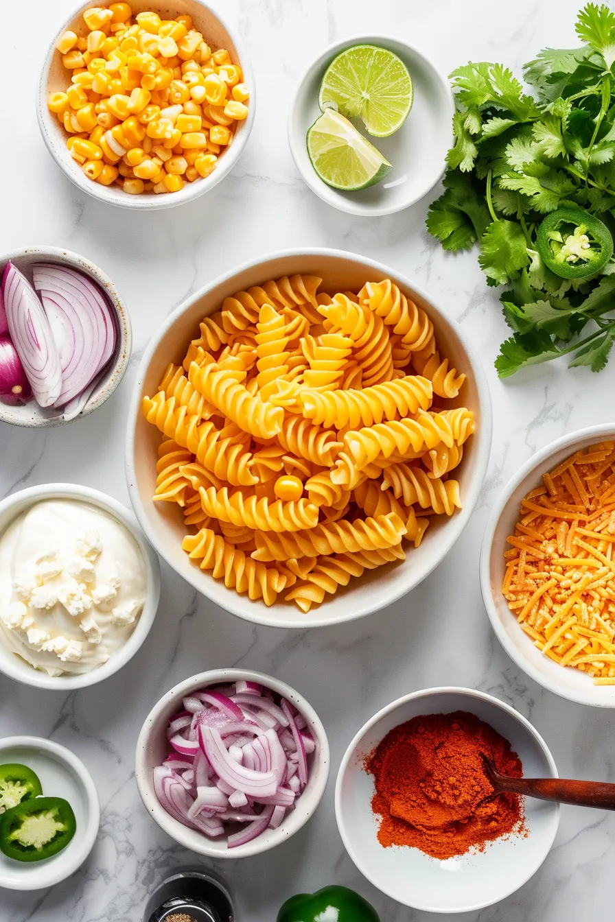 Mexican Street Corn Pasta Salad