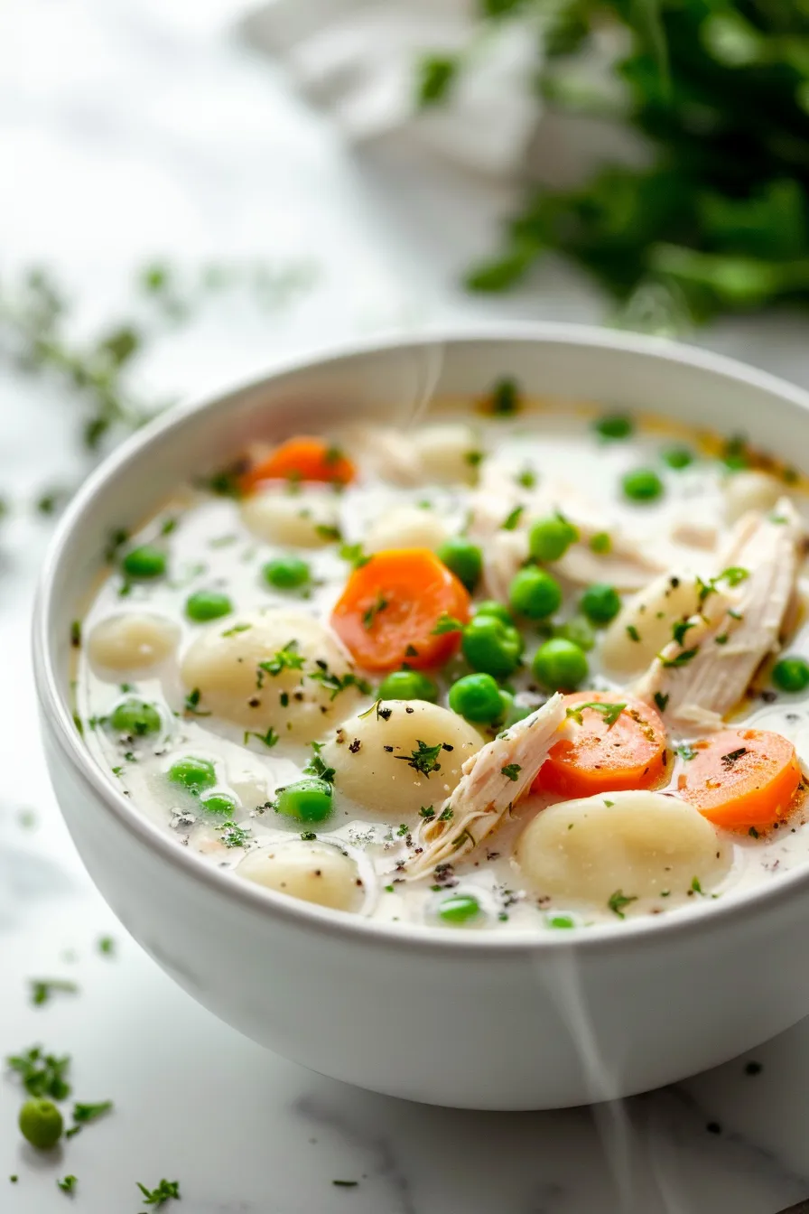 One Pot Gnocchi Chicken Pot Pie
