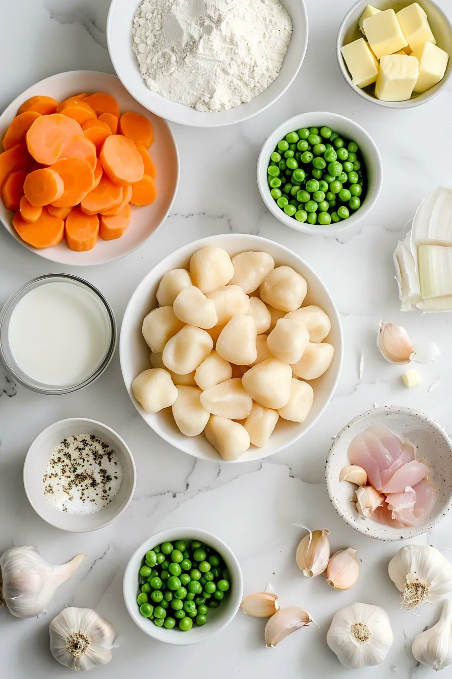One Pot Gnocchi Chicken Pot Pie