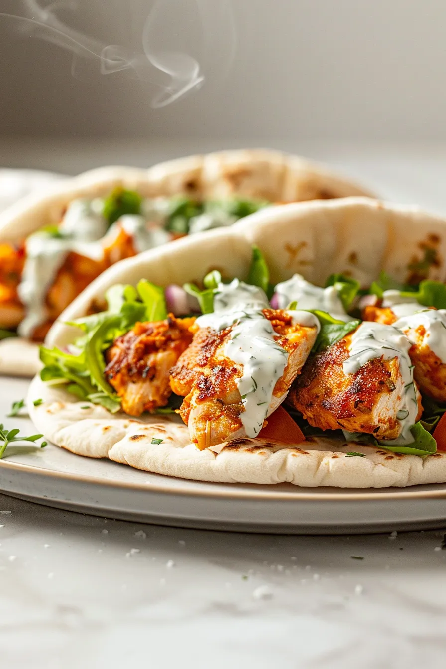 Sheet Pan Chicken Pitas with Herby Ranch