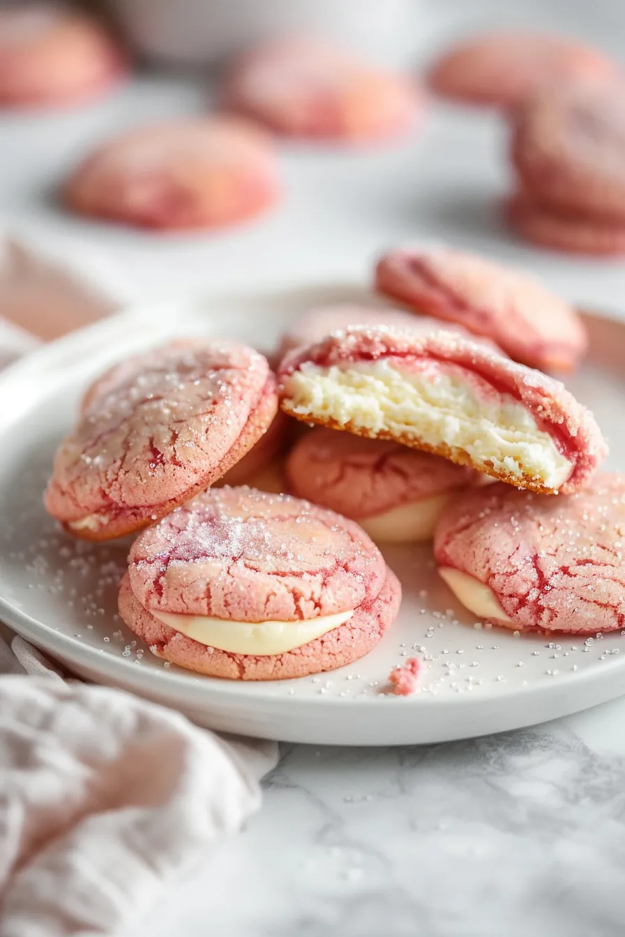 Strawberry Cheesecake Cookies
