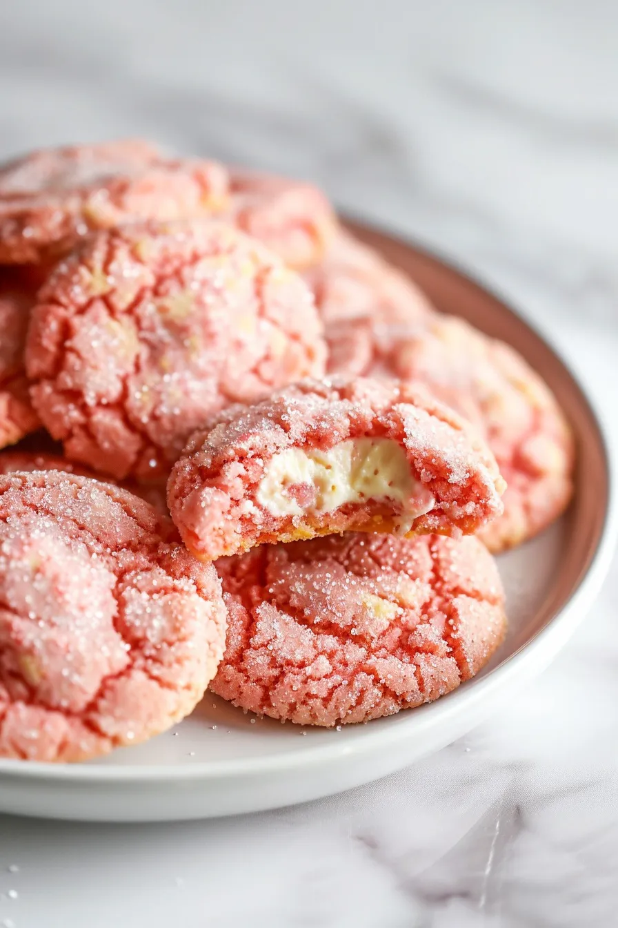 Strawberry Cheesecake Cookies