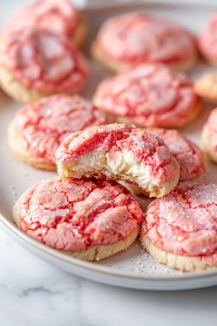 Strawberry Cheesecake Cookies