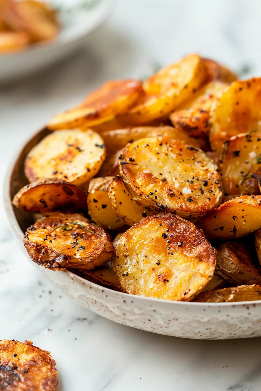 Air Fryer Sliced Potatoes