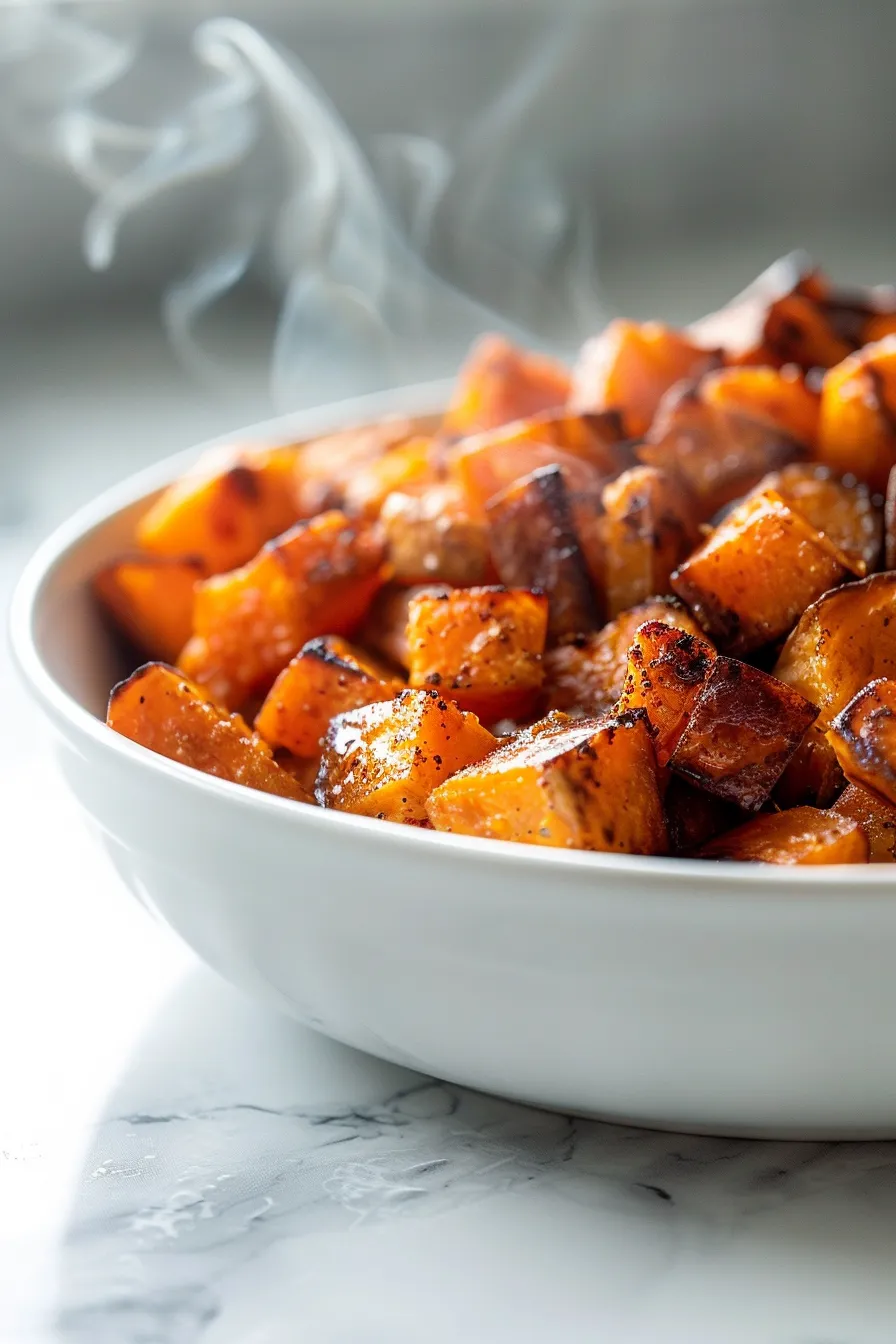 Honey Glazed Roasted Sweet Potatoes