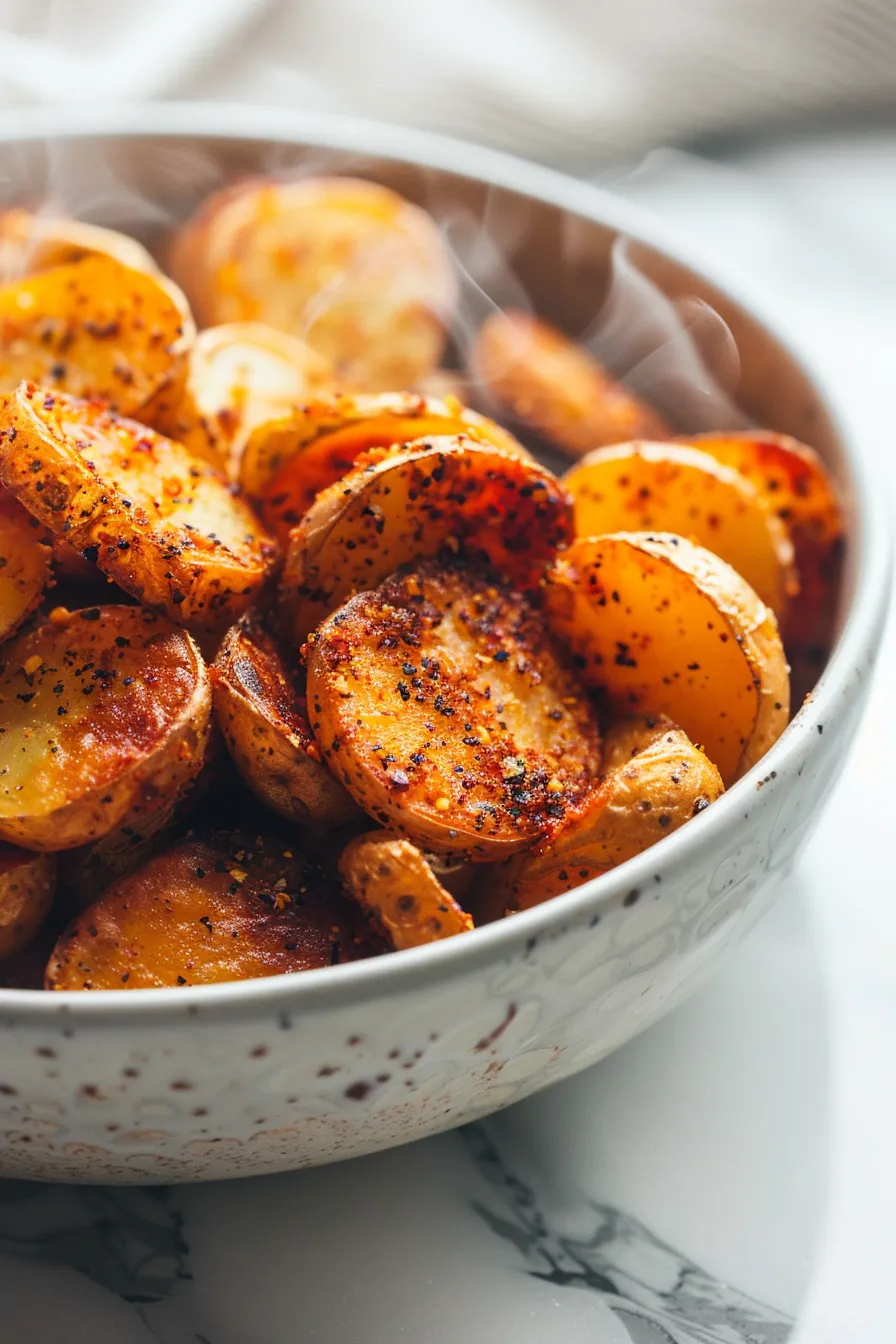 Air Fryer Sliced Potatoes