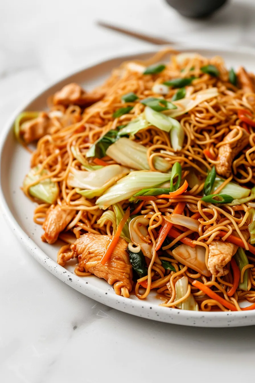 Better Than Takeout Chicken Chow Mein