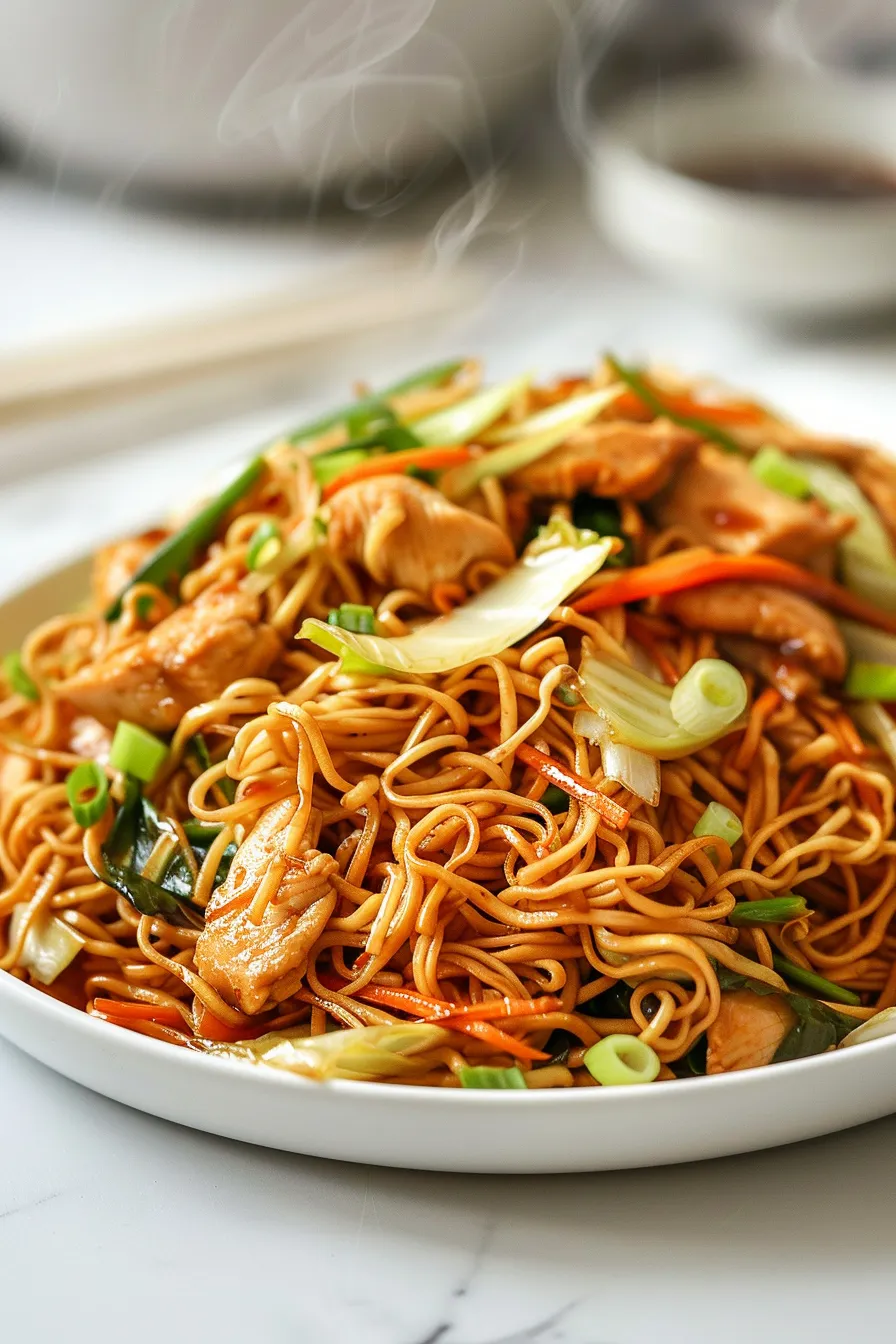 Better Than Takeout Chicken Chow Mein