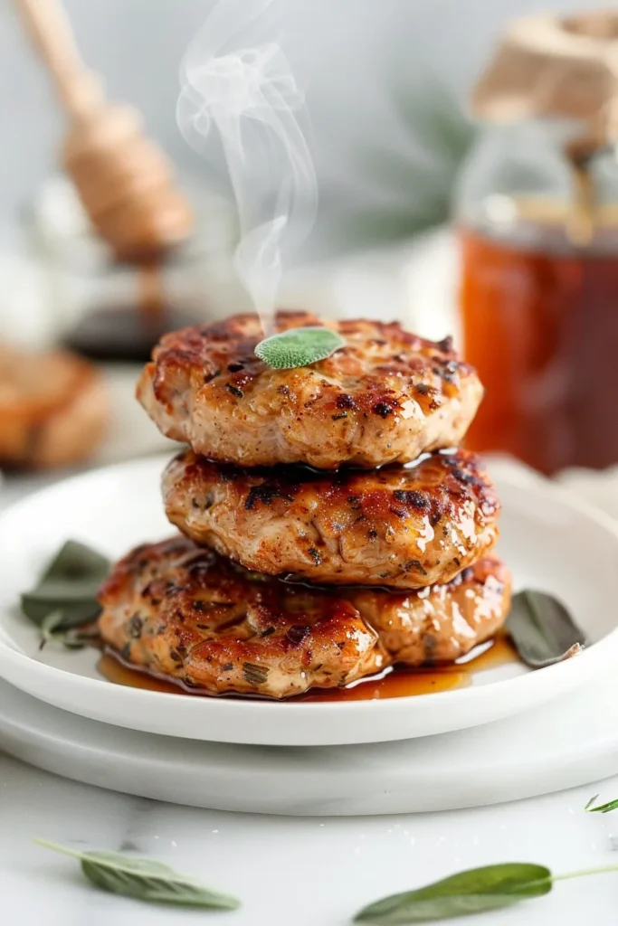 Homemade Maple Chicken Sausage Patties