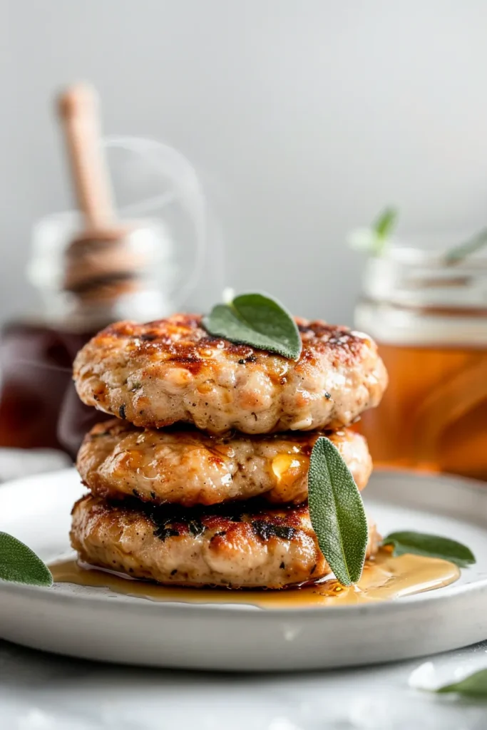 Homemade Maple Chicken Sausage Patties