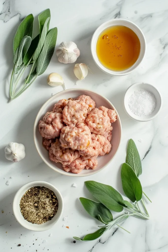 Homemade Maple Chicken Sausage Patties