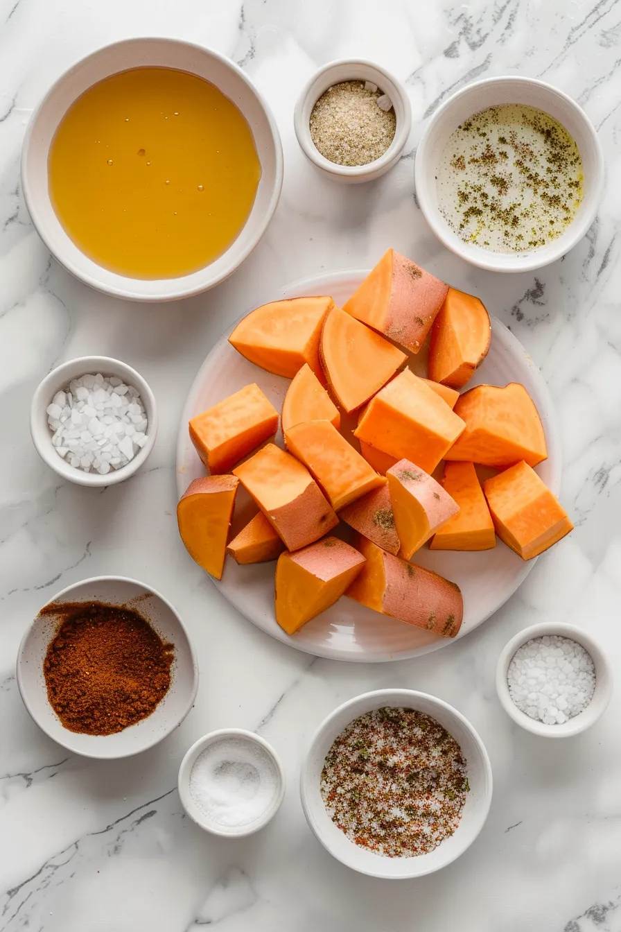 Honey Glazed Roasted Sweet Potatoes