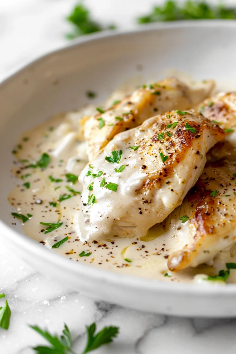 Keto Chicken Alfredo