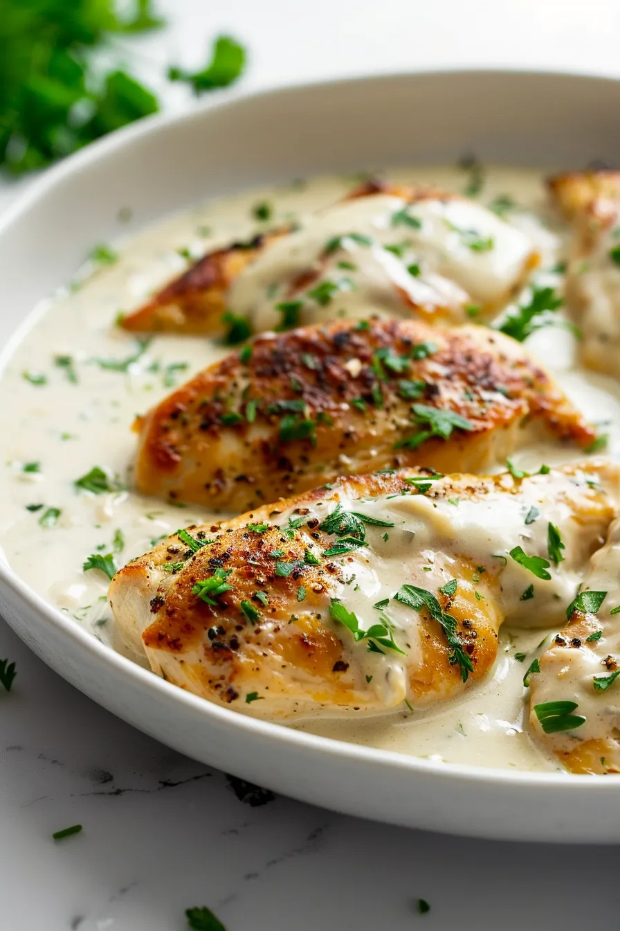 Keto Chicken Alfredo